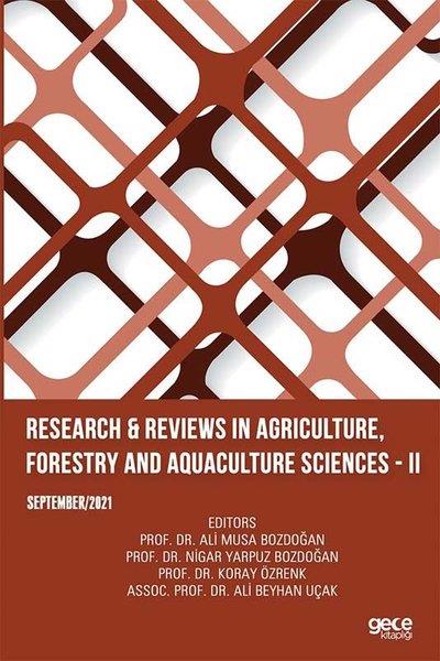 KolektifScienceResearch and Reviews in Agriculture Forestry and Aquaculture Sciences 2 - September 2021