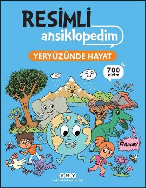 Stephane FrattiniÇocuk Gençlik RomanlarıResimli Ansiklopedim - Yeryüzünde Hayat - 700 Çizim