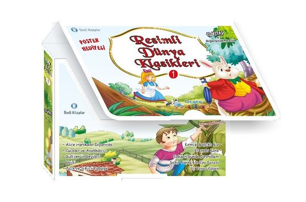 KolektifÇocuk Gençlik RomanlarıResimli Dünya Klasikleri 1 Seti - Kırmızı Seri 32 Sayfa (10 Kitaplı Okuma Seti + Değerlendirme Eki)