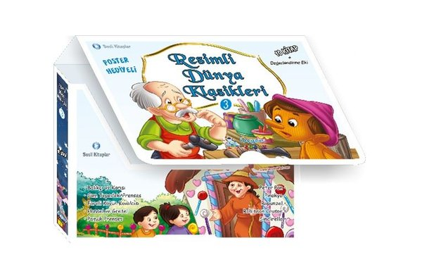 KolektifÇocuk Gençlik RomanlarıResimli Dünya Klasikleri 3 Seti - Mavi Seri 32 Sayfa (10 Kitaplı Okuma Seti + Değerlendirme Eki)