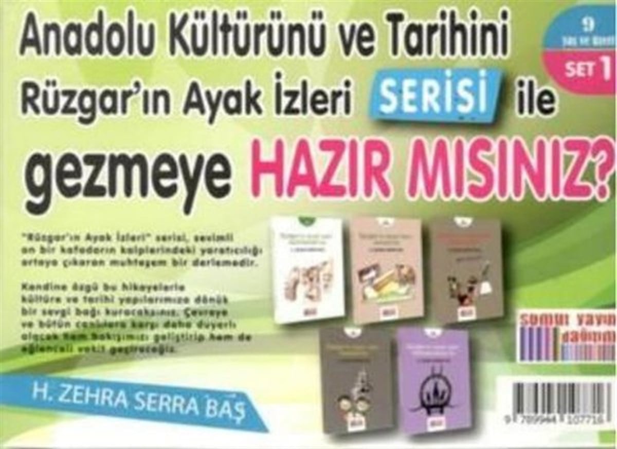 Zehra Serra Hacer BaşÇocuk Gençlik RomanlarıRüzgar'ın Ayak İzleri Set 1 - 5 Kitap Takım