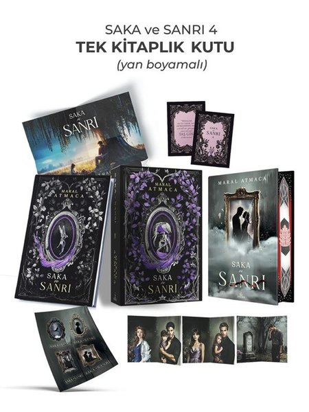 Maral AtmacaTürk RomaniSaka ve Sanrı 4 - Tek Kitaplık Yan Boyamalı Kutu