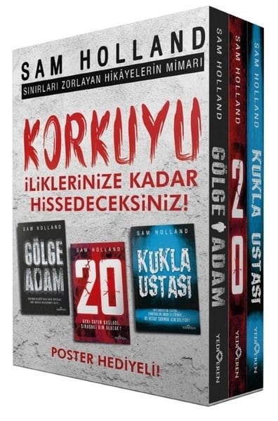 Sam HollandKrimisSam Holland Polisiye Gerilim Seti - 3 Kitap Takım