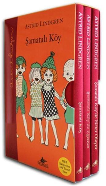 Astrid LindgrenÇocuk Masal KitaplarıŞamatalı Köy Kutulu Özel Set-3 Kitap Takım