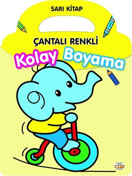 KolektifBoyama KitaplarıSarı Kitap - Çantalı Renkli Kolay Boyama