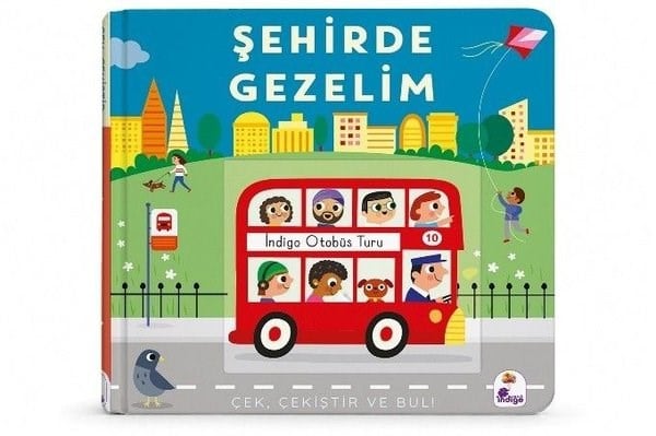 KolektifEgitim Etkinlik KitaplariŞehirde Gezelim - Çek Çekiştir ve Bul - Hareketli Kitap