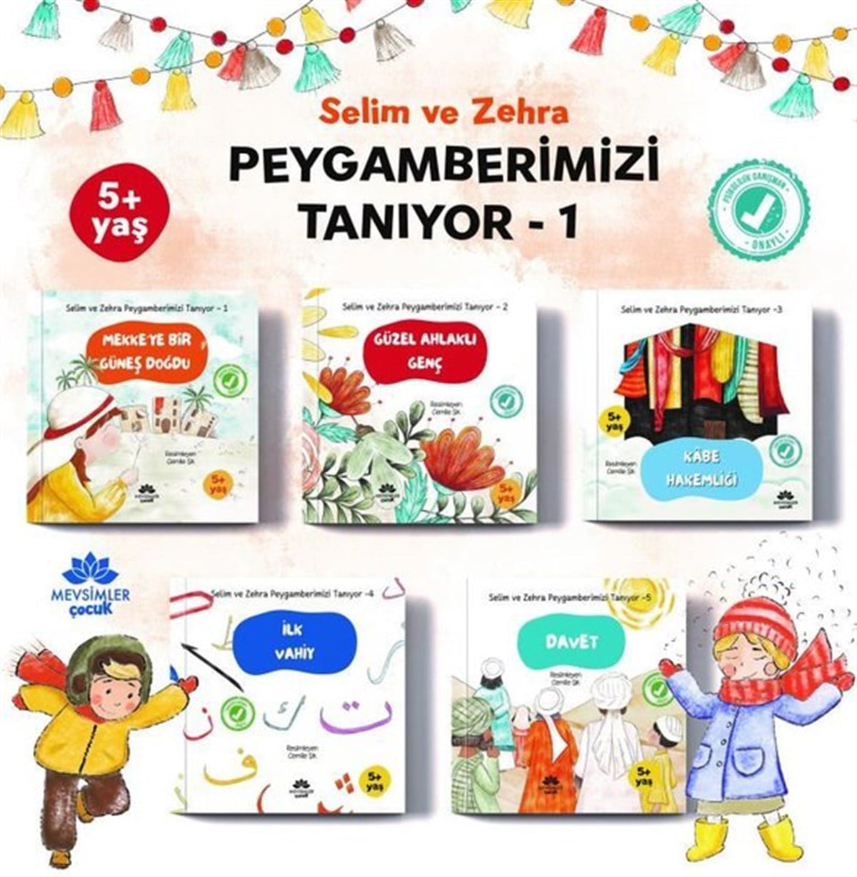 KolektifÇocuk Gençlik RomanlarıSelim ve Zehra Peygamberimizi Tanıyor Seti - 5 Kitap Takım