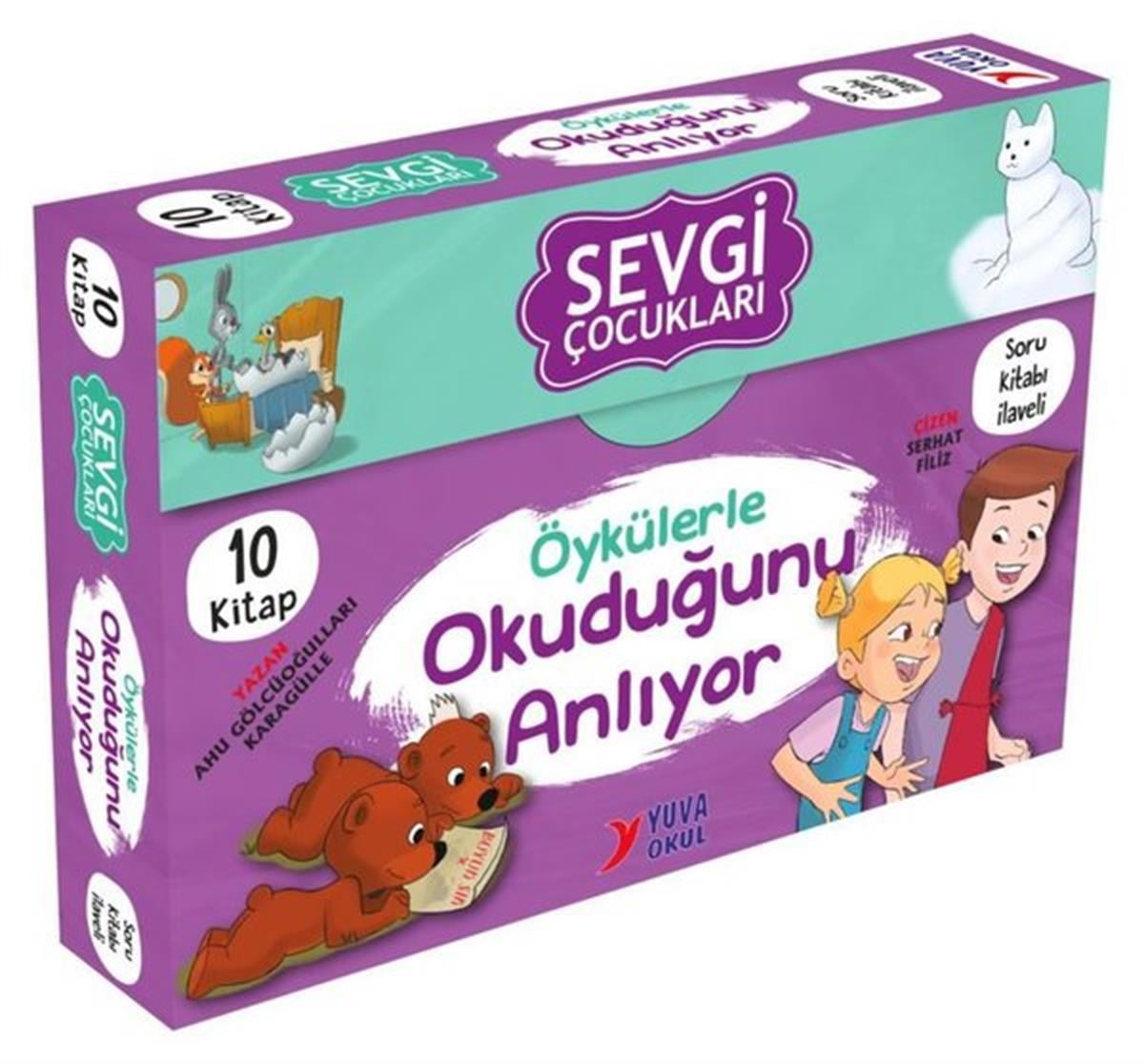 Ahu GölcüoğullarıÇocuk Gençlik RomanlarıSevgi Çocukları Öykülerle Okuduğunu Anlıyor Seti - 10 Kitap Takım - 2-3. Sınıflar İçin