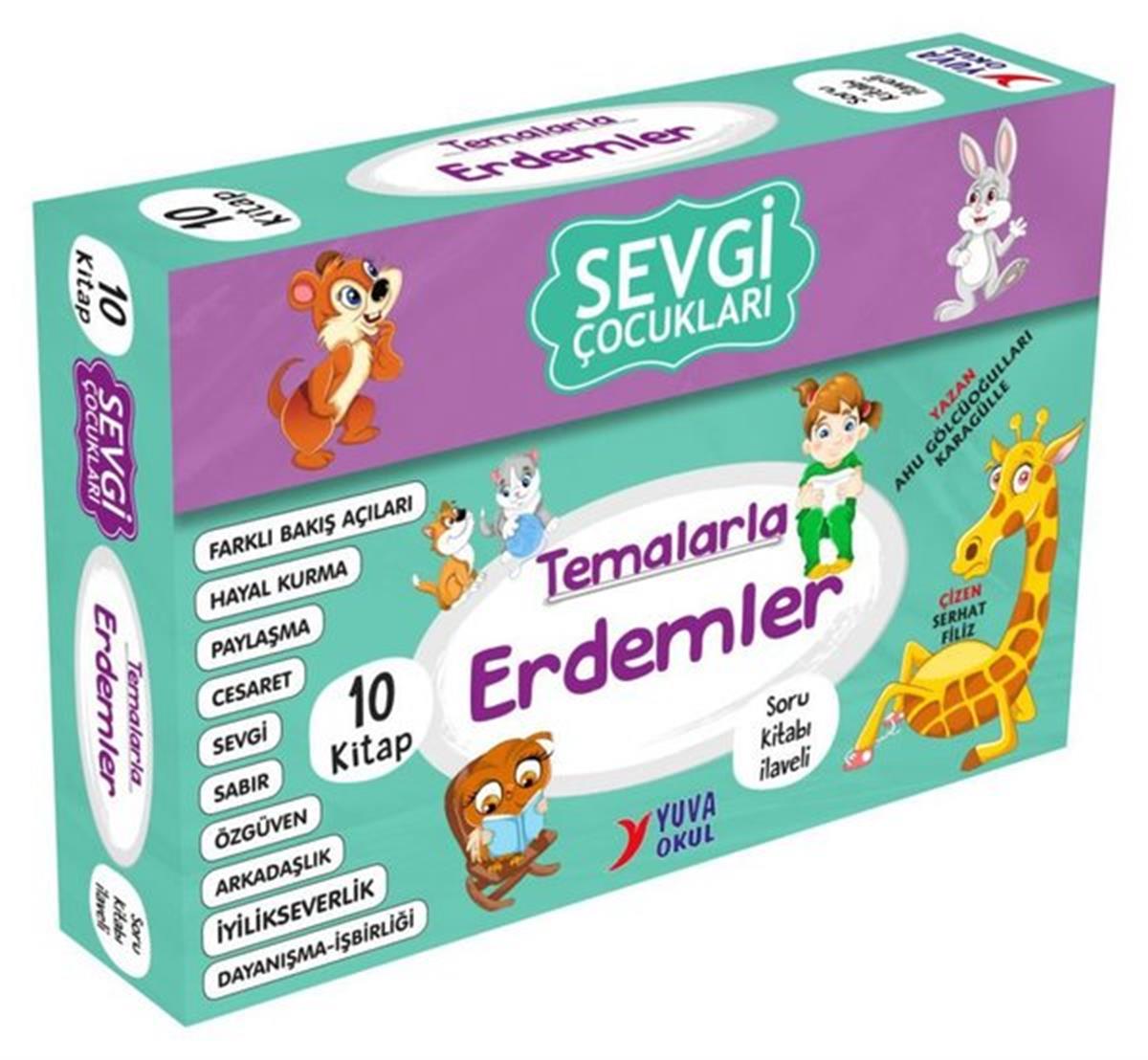 Ahu GölcüoğullarıÇocuk Gençlik RomanlarıSevgi Çocukları Temalarla Erdemler Seti - 10 Kitap Takım - 2-3. Sınıflar İçin