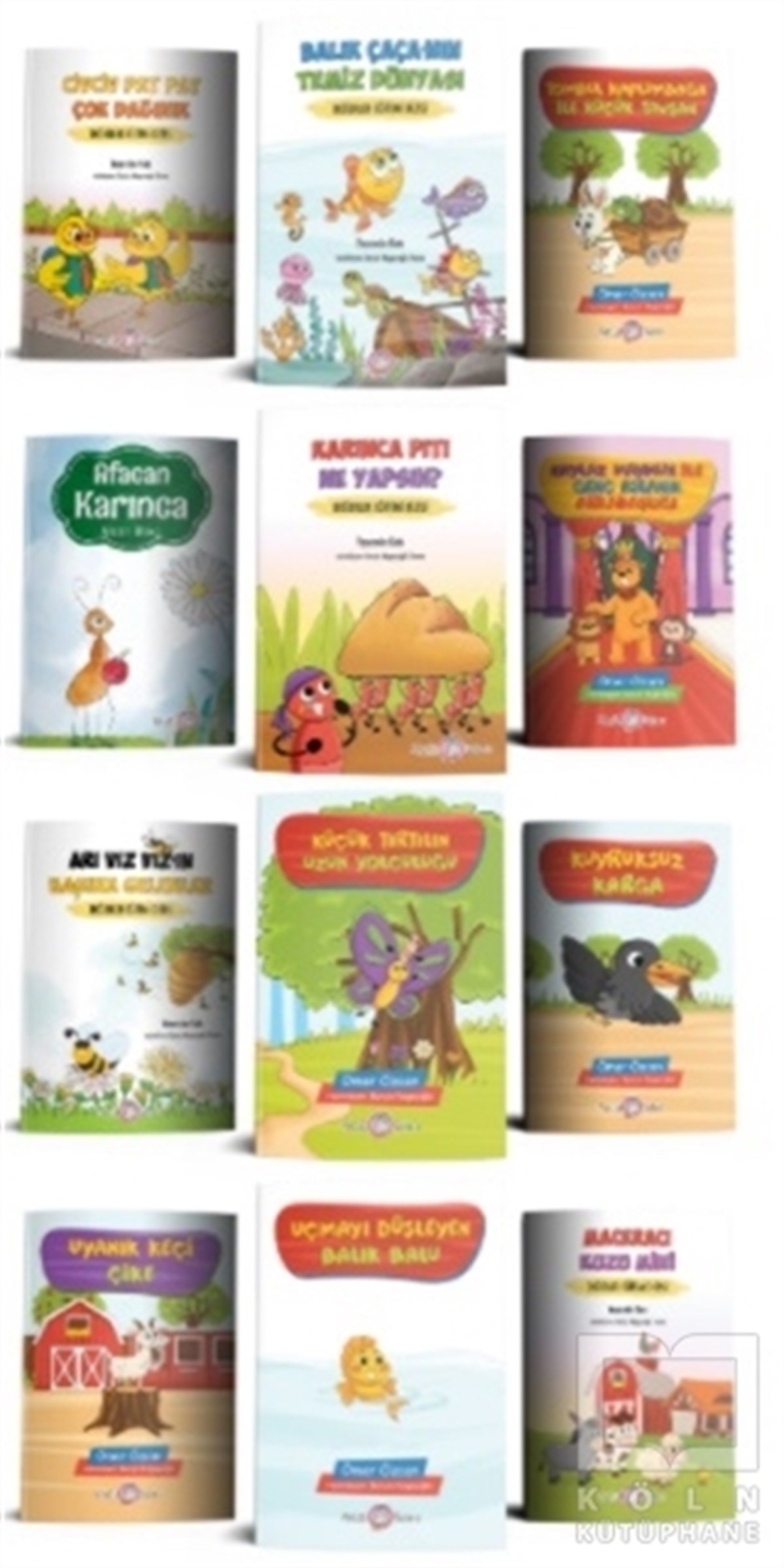 Sevimli Hayvanlar Hikaye Seti (12 Kitap Takım)