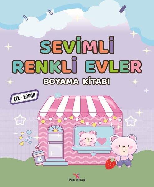 KolektifMalbücherSevimli Renkli Evler Boyama Kitabı