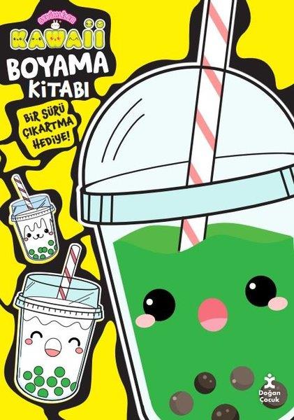 KolektifEgitim Etkinlik KitaplariSevimliler Kawaii Boyama Kitabı - Bonbon Sarı - Bir Sürü Çıkartma Hediye!