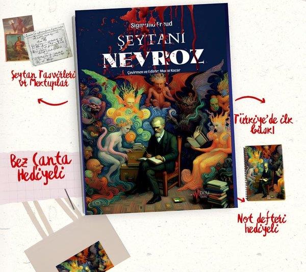 Sigmund FreudPsikoloji KitaplarıŞeytani Nevroz - Bez Çanta ve Not Defteri Hediyeli