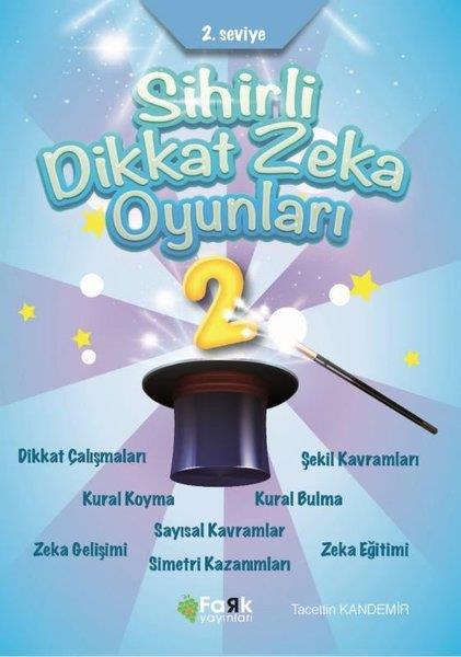 Tacettin KandemirEtkinlik KitaplarıSihirli Dikkat Zeka Oyunları 2. Seviye