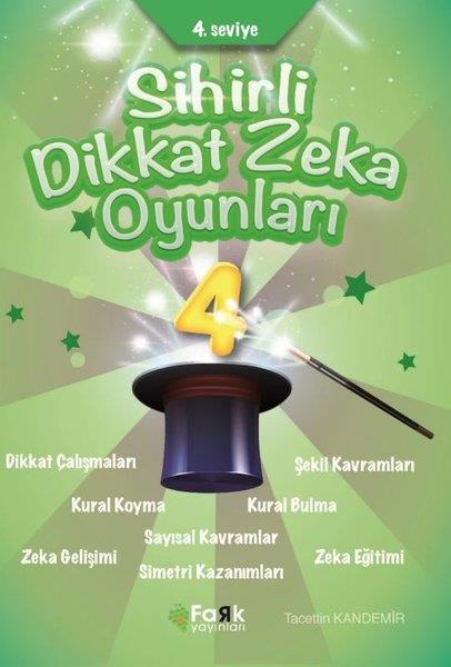 Tacettin KandemirEtkinlik KitaplarıSihirli Dikkat Zeka Oyunları 4. Seviye