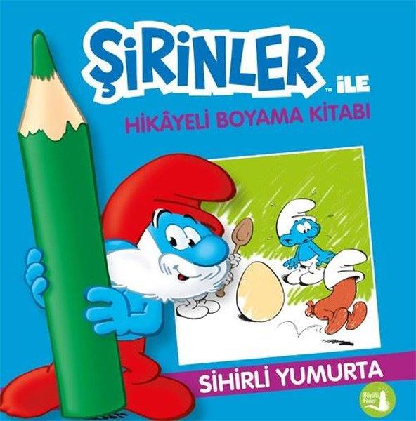 KolektifEgitim Etkinlik KitaplariSihirli Yumurta - Şirinler İle Hikayeli Boyama Kitabı