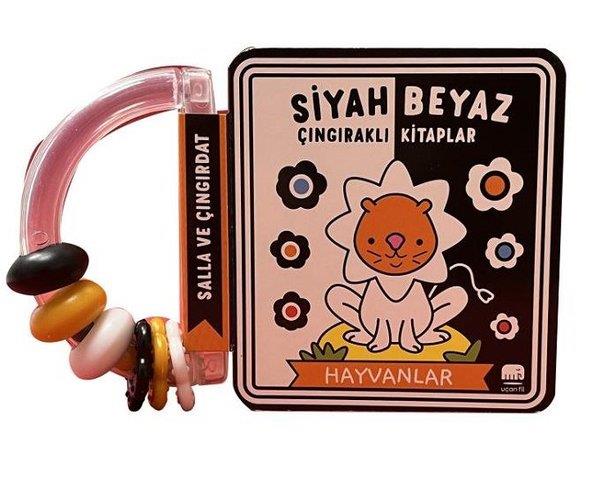 KolektifEgitim Etkinlik KitaplariSiyah Beyaz Çıngıraklı Kitaplar - Hayvanlar