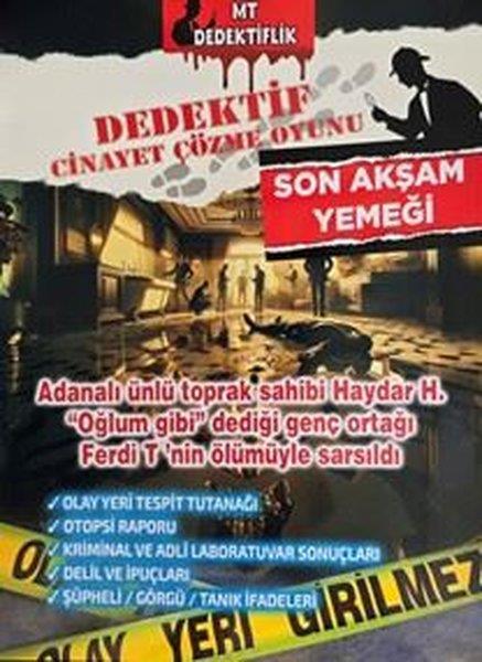 KolektifPolisiye Romanlar & Cinayet RomanlarıSon Akşam Yemeği - Dedektif Cinayet Çözme Oyunu