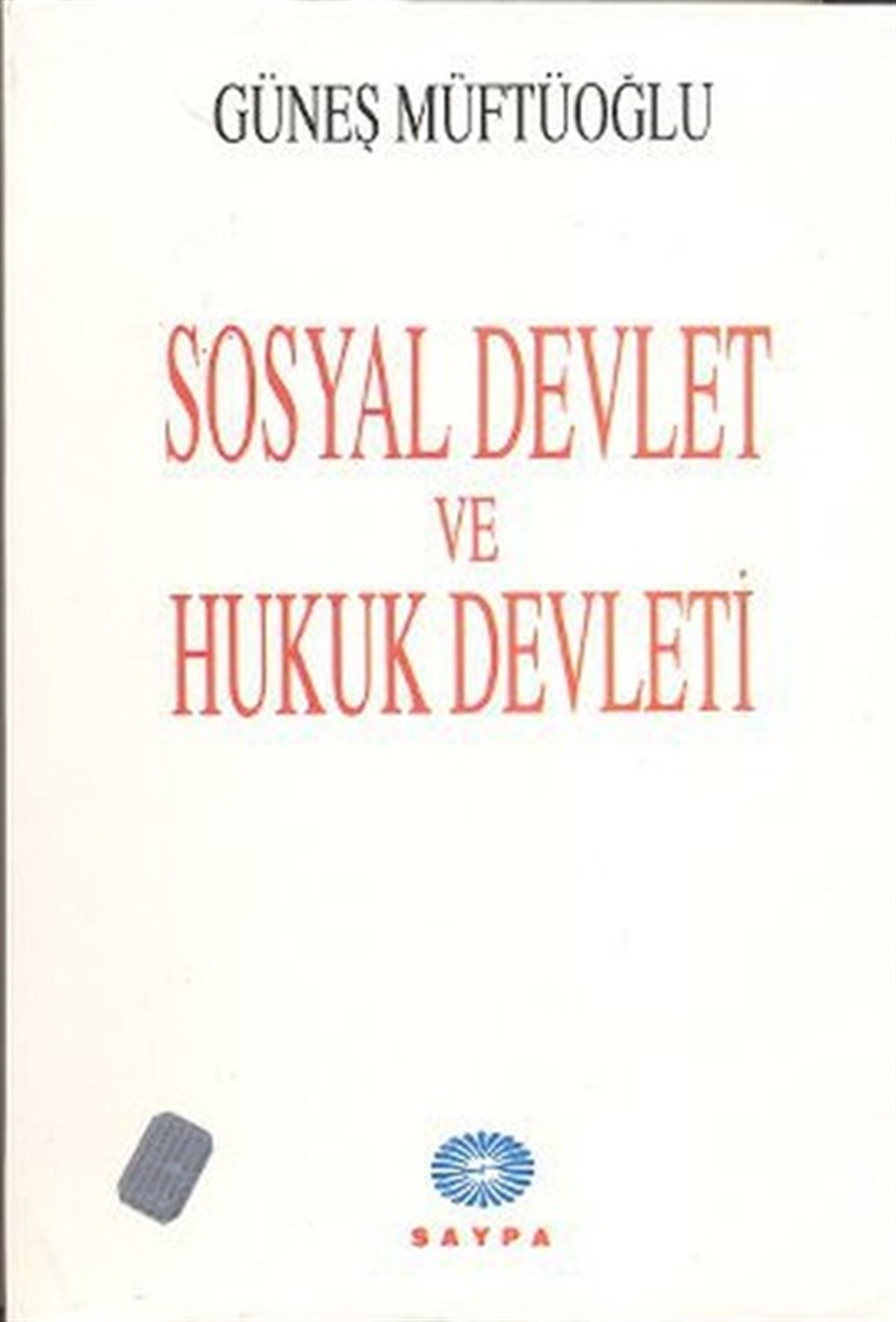 Güneş MüftüoğluHukuk Üzerine KitaplarSosyal Devlet ve Hukuk Devleti