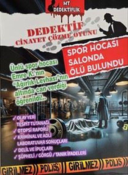 KolektifPolisiye Romanlar & Cinayet RomanlarıSpor Hocası Salonda Ölü Bulundu - Dedektif Cinayet Çözme Oyunu