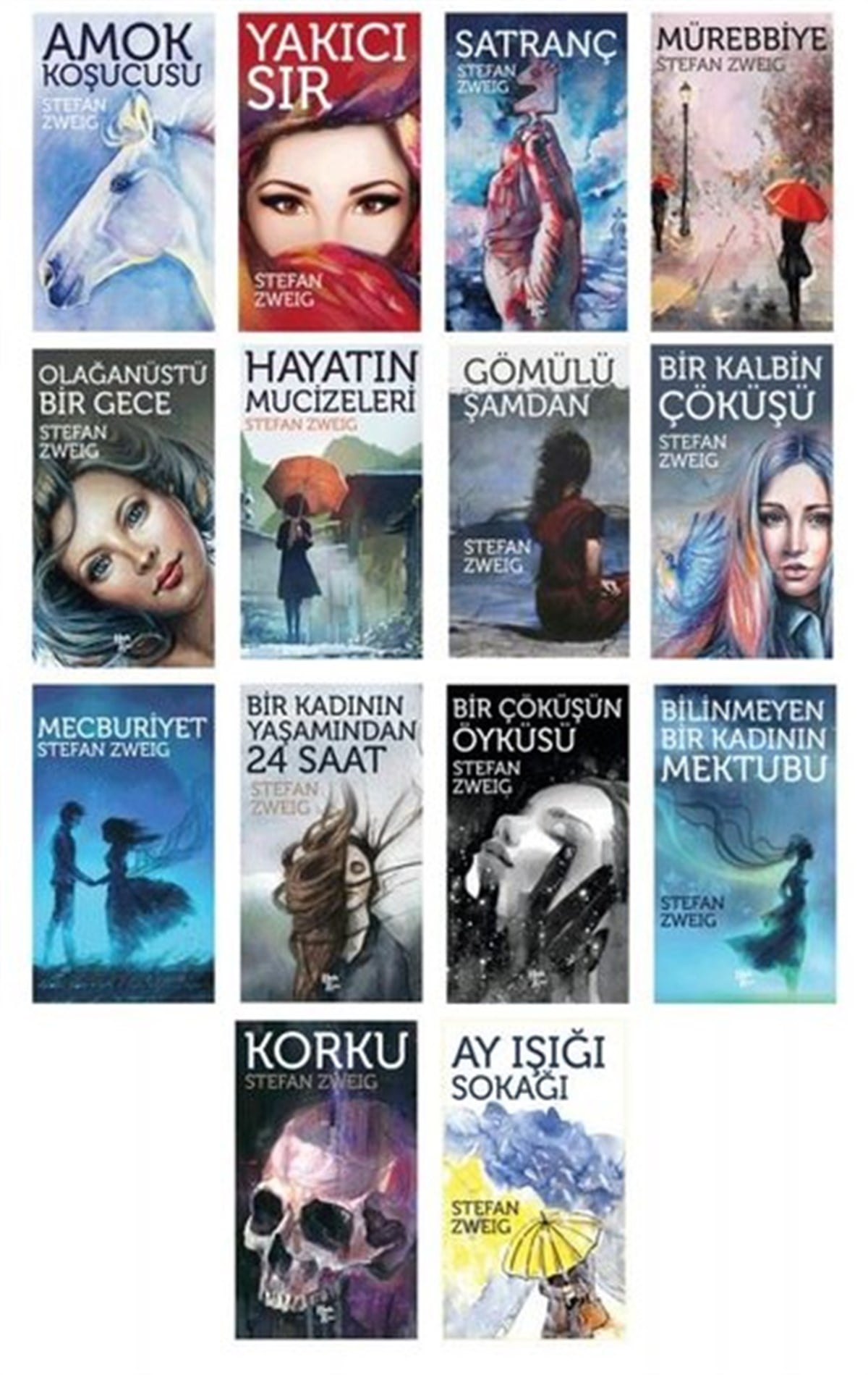 Stefan ZweigDünya RomanStefan Zweig Seti - 14 Kitap Takım