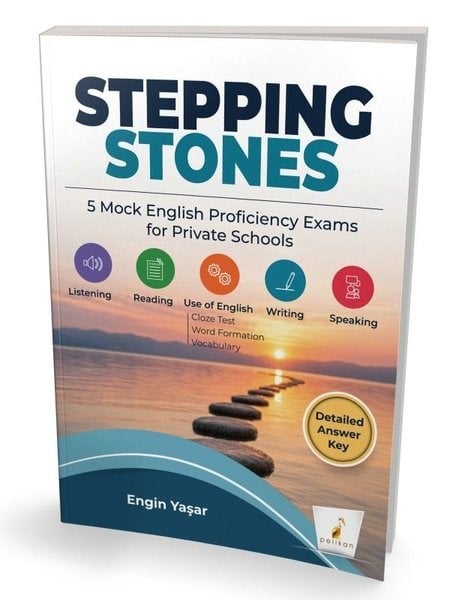 Engin YaşarYDS Konu Anlatim KitaplariStepping Stones - 5 Mock English Proficiency Exams for Private Schools