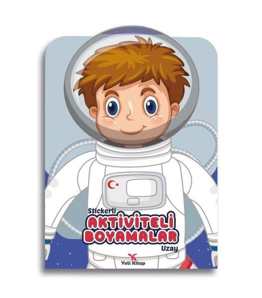 KolektifEgitim Etkinlik KitaplariStickerli Aktiviteli Boyamalar - Uzay