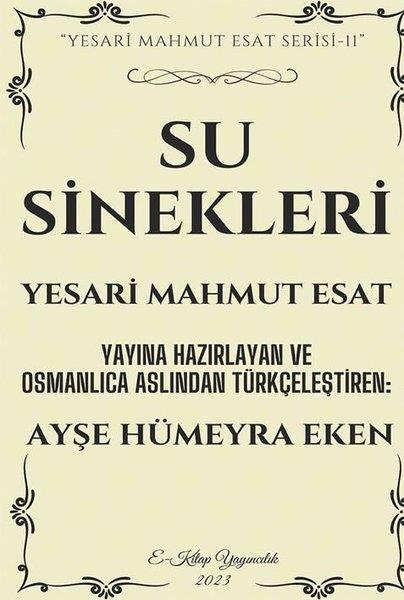 Yesari Mahmut EsatDünya RomanSu Sinekleri