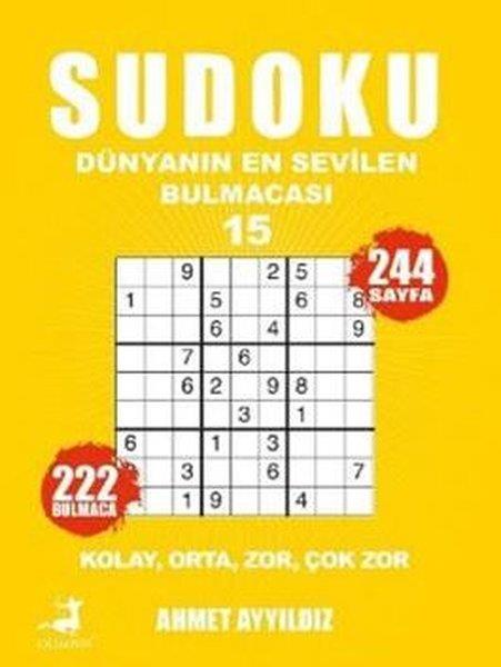 Ahmet AyyıldızBilmece & Bulmaca KitaplarıSudoku - Dünyanın En Sevilen Bulmacası 15