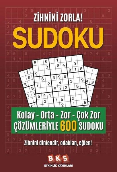 Mekin Gani PehlivanBilmece & Bulmaca KitaplarıSudoku - Kolay - Orta - Zor - Çok Zor - Çözümleriyle 600 Sudoku