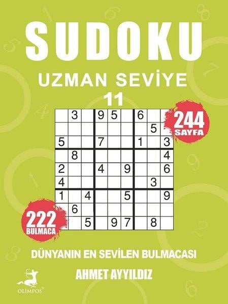 Ahmet AyyıldızBilmece & Bulmaca KitaplarıSudoku Uzman Seviye 11