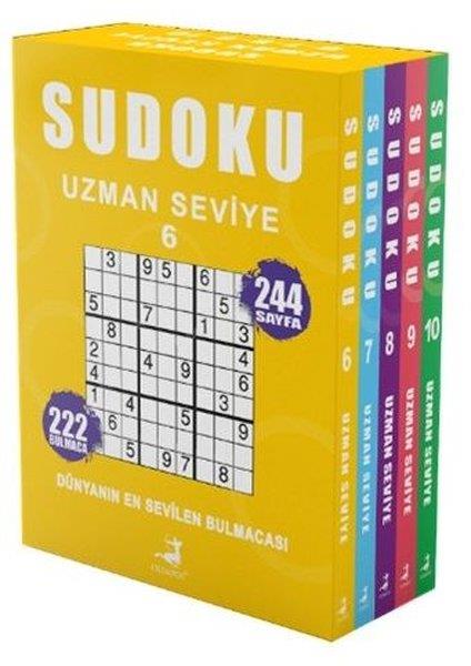 Ahmet AyyıldızBilmece & Bulmaca KitaplarıSudoku - Uzman Seviye Seti - 5 Kitap Takım 6 - 7 - 8 - 9 - 10