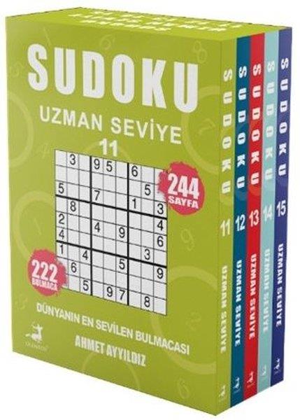 Ahmet AyyıldızBilmece & Bulmaca KitaplarıSudoku - Uzman Seviye Seti - 5 Kitap Takım 11 - 12 - 13 - 14 - 15