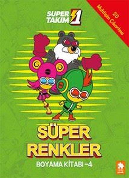 KolektifBoyama KitaplarıSüper 1 Takım - Süper Renkler Boyama Kitabı 4