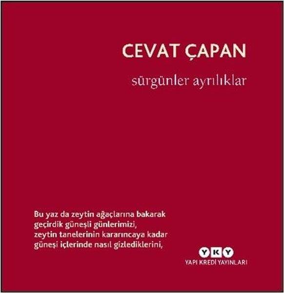 Cevat ÇapanTürk ŞiiriSürgünler Ayrılıklar