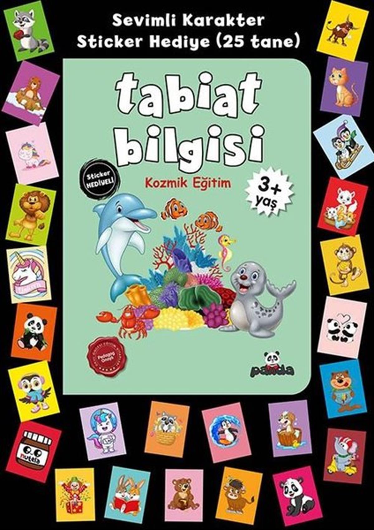 Afife ÇorukEgitim Etkinlik KitaplariTabiat Bilgisi - Kozmik Eğitim - Stickerli 3+Yaş