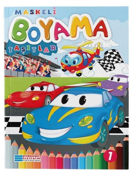 KolektifBoyama KitaplarıTaşıtlar - Maskeli Boyama