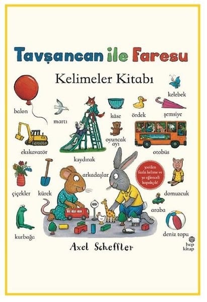 Axel SchefflerEgitim Etkinlik KitaplariTavşancan İle Faresu - Kelimeler Kitabı - Kapakçıklı Kitap