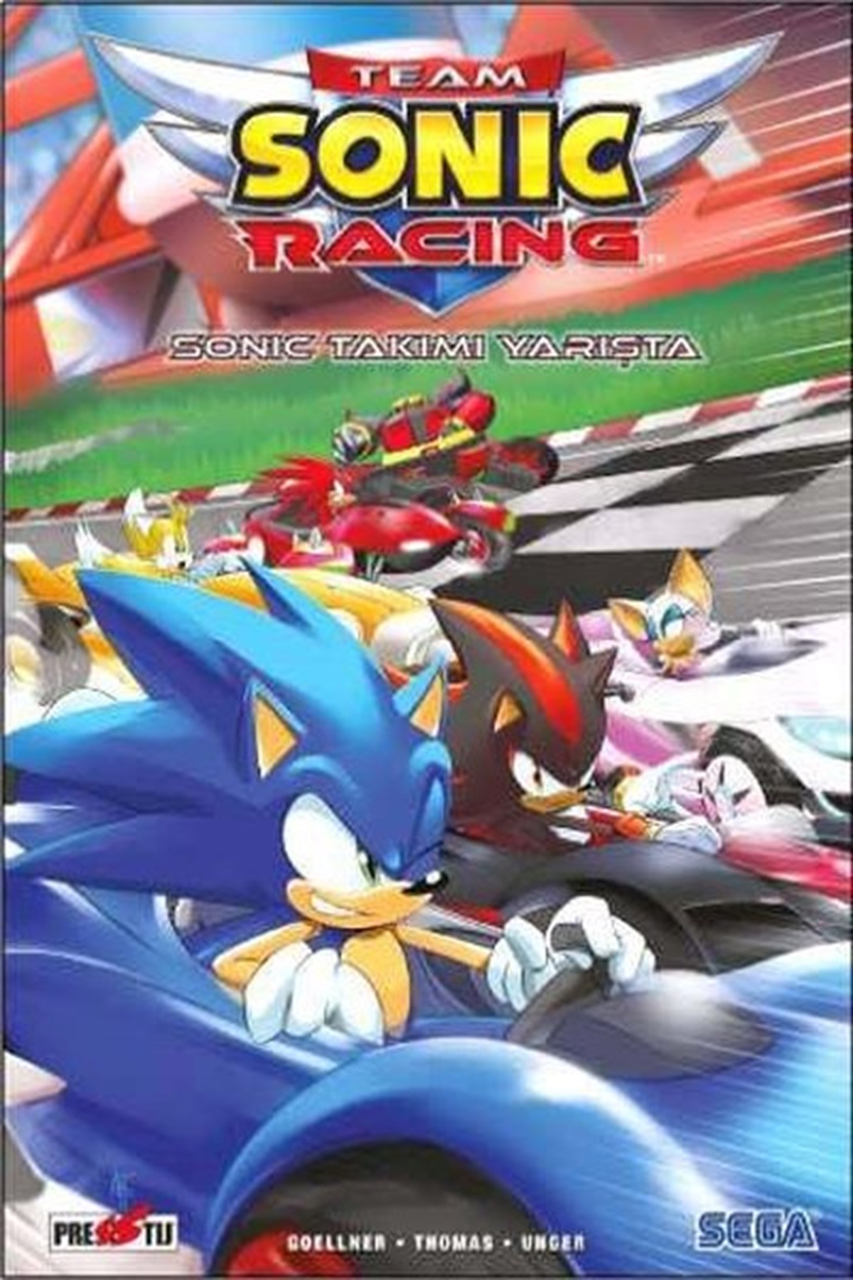 Caleb GoellnerÇocuk Çizgi RomanlarıTeam Sonic Racing - Sonic Takımı Yarışta