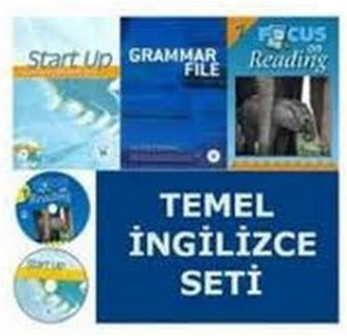 KolektifExam BooksTemel İngilizce Seti (3 Kitap + 2 CD)
