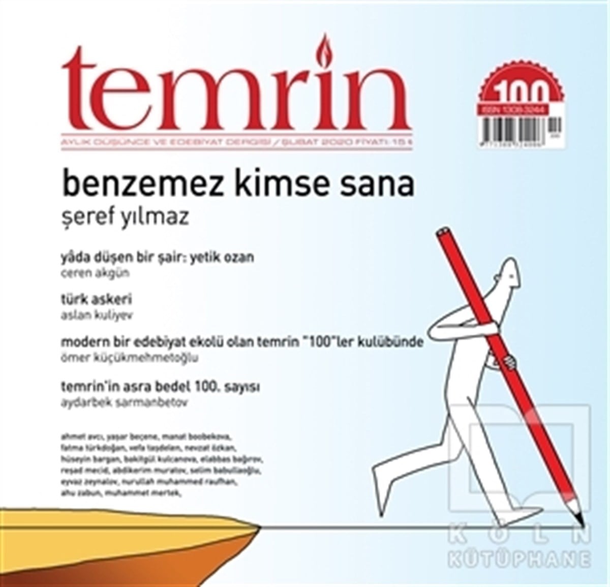 KolektifEdebiyat DergileriTemrin Aylık Edebiyat Dergisi: 100 - Şubat 2020