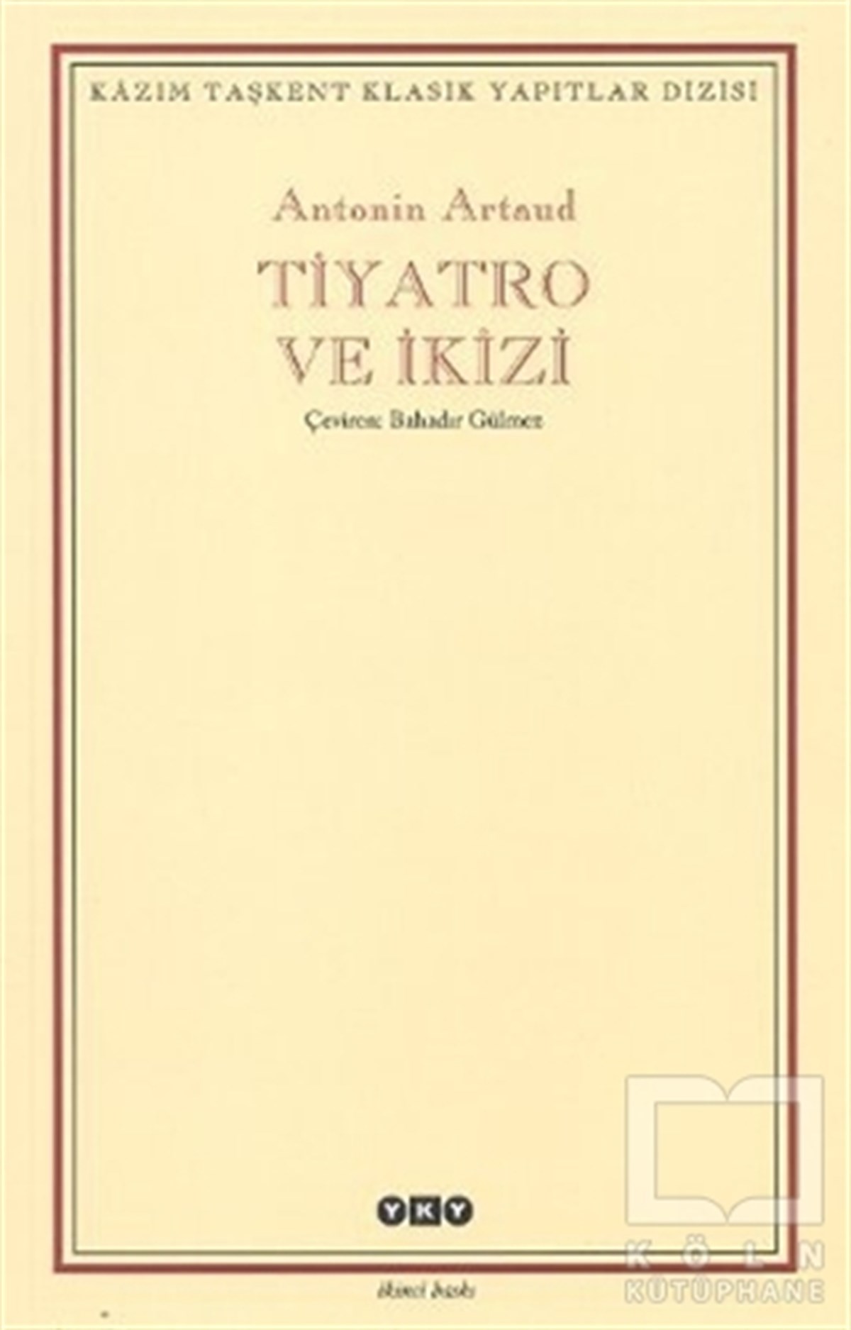 Antonin ArtaudSahne Sanatları KitaplarıTiyatro ve İkizi