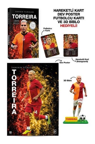 Cihan ÖzataÇocuk Gençlik RomanlarıTorreira - Sahanın Yıldızları - Hareketli Kart - Dev Poster - Futbolcu Kartı ve 3D Biblo Hediyeli!