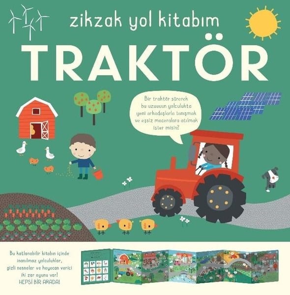 İdil BarımEgitim Etkinlik KitaplariTraktör - Zikzak Yol Kitabım