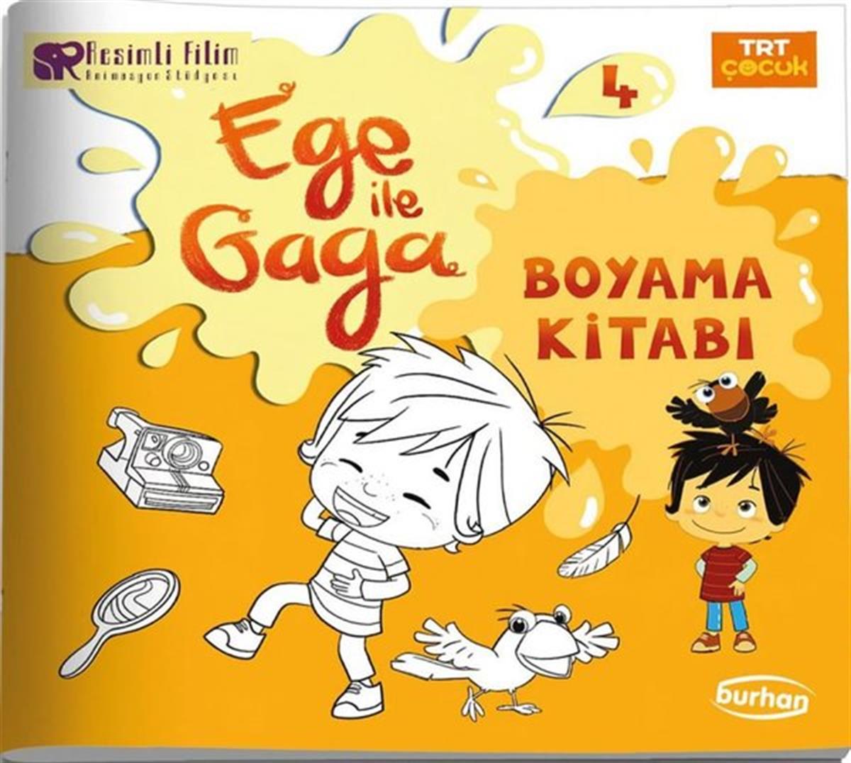 KolektifEgitim Etkinlik KitaplariTRT Çocuk Ege ile Gaga Boyama Kitabı 4