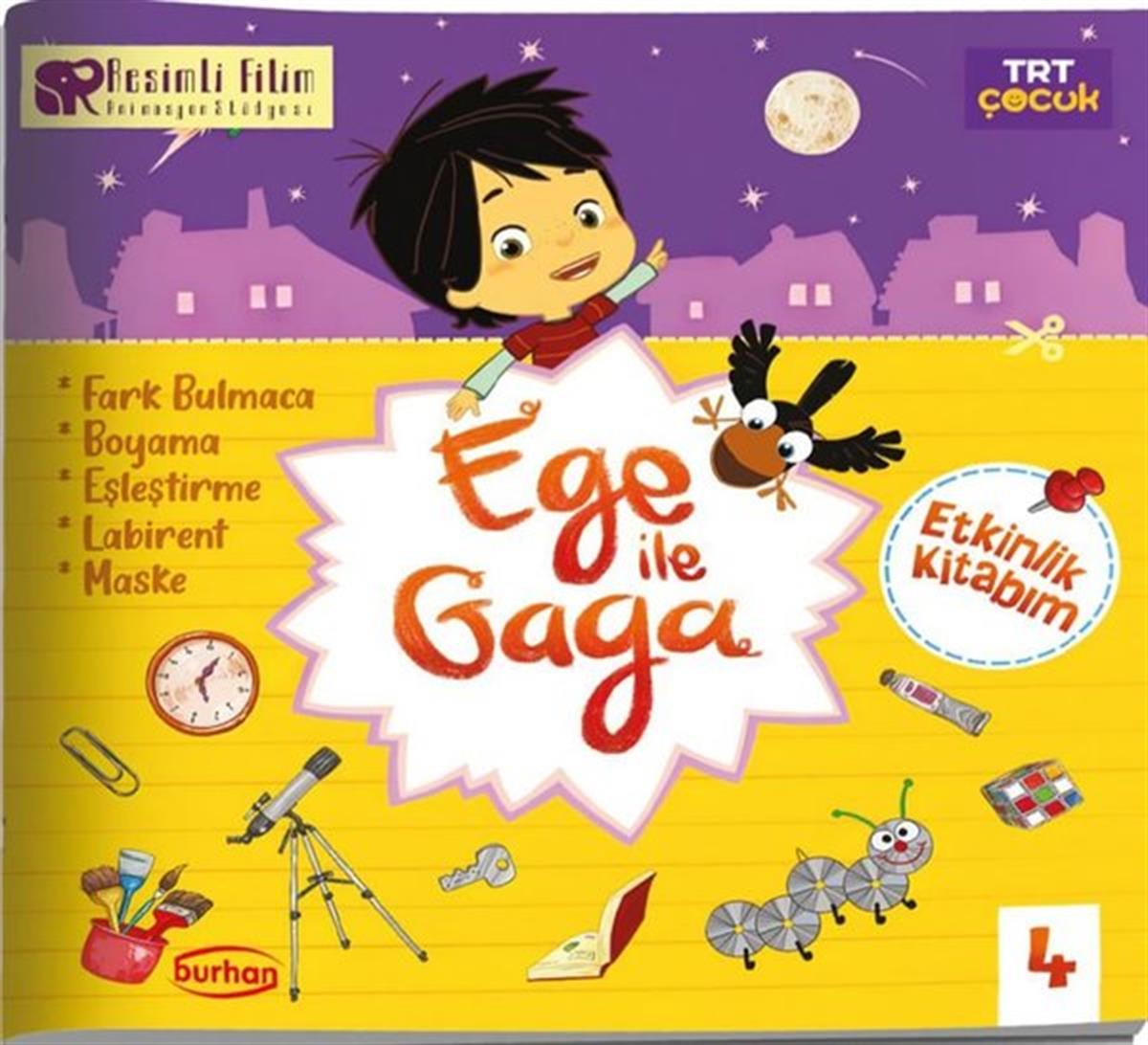 KolektifEtkinlik KitaplarıTRT Çocuk Ege ile Gaga Etkinlik Kitabım - 4