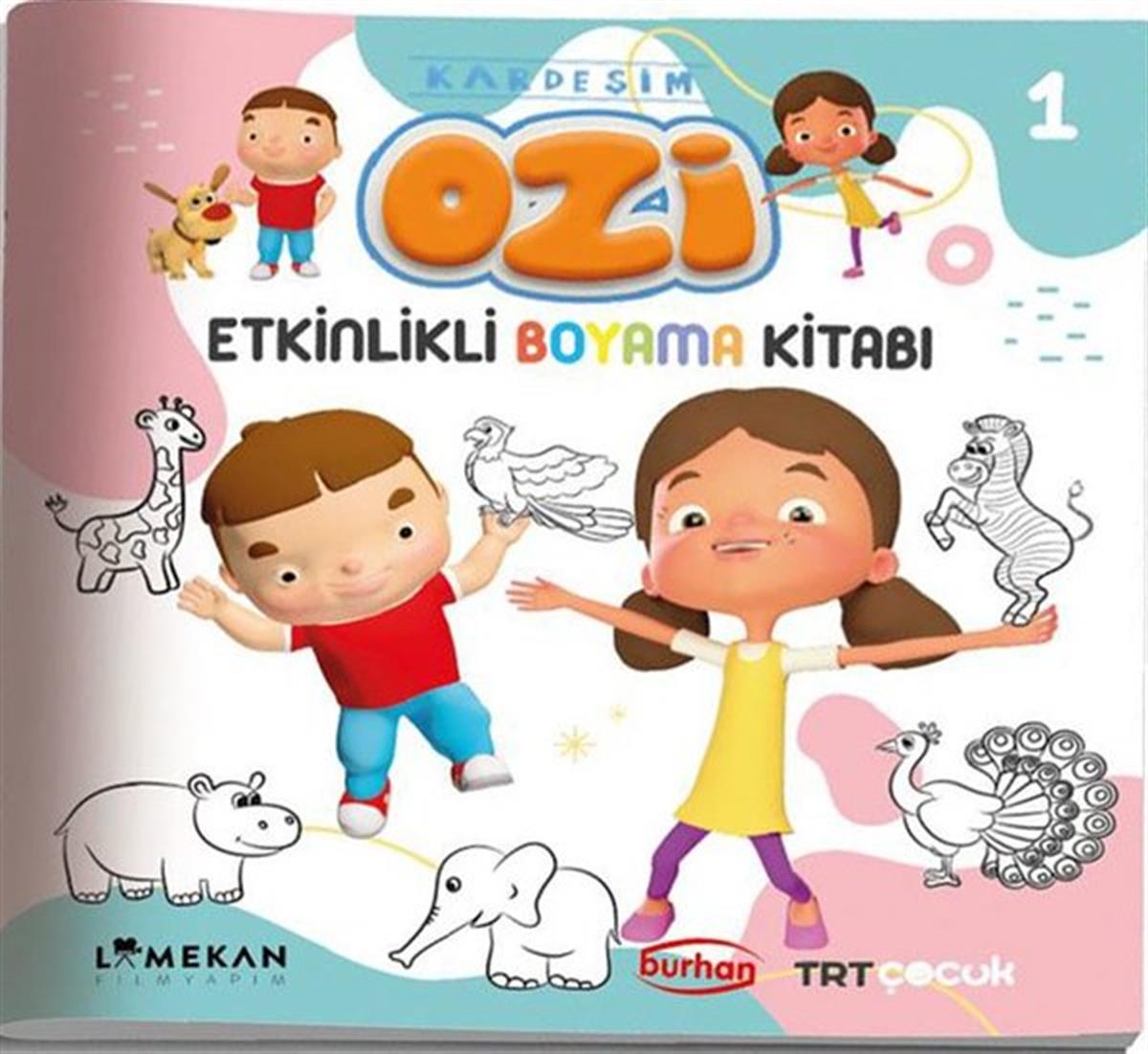 KolektifEgitim Etkinlik KitaplariTRT Çocuk Kardeşim Etkinlikli Boyama Kitabı - 1