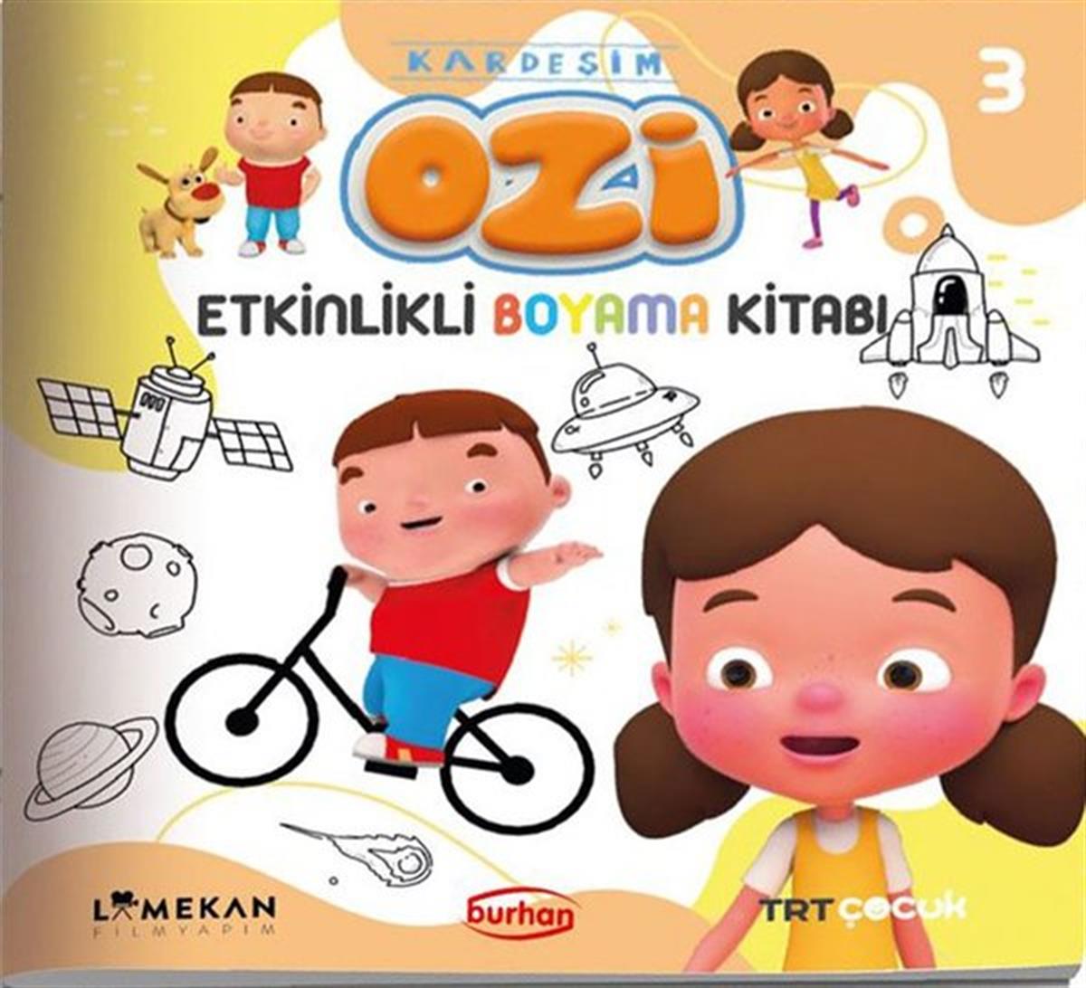 KolektifEgitim Etkinlik KitaplariTRT Çocuk Kardeşim Etkinlikli Boyama Kitabı - 3