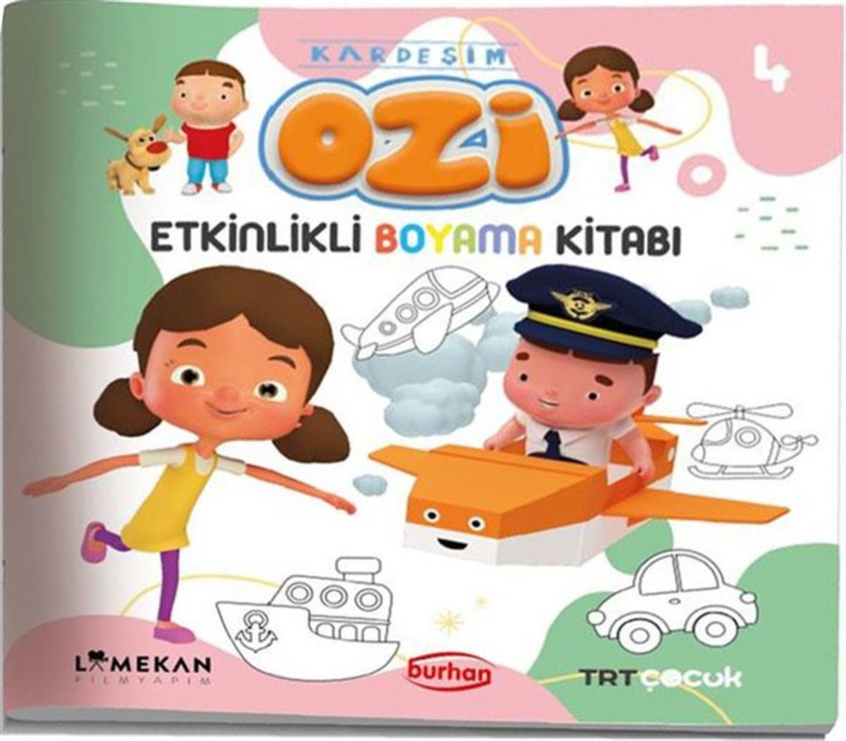 KolektifEgitim Etkinlik KitaplariTRT Çocuk Kardeşim Etkinlikli Boyama Kitabı - 4