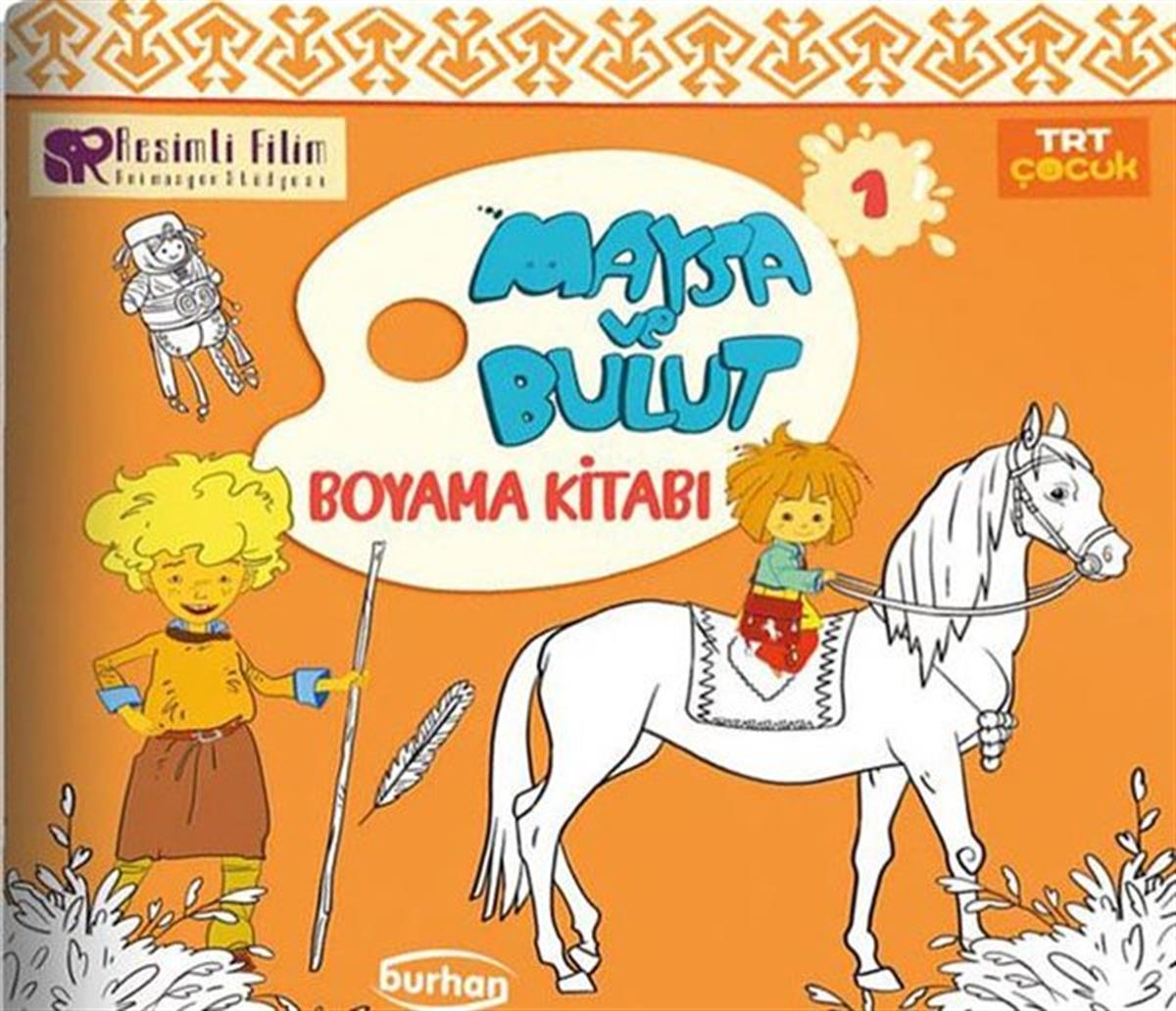 KolektifMalbücherTRT Çocuk Maysa ve Bulut Boyama Kitabı - 1